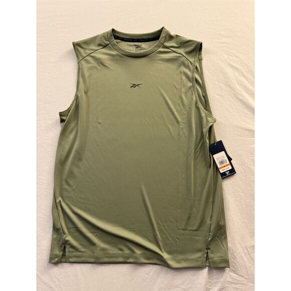 Reebok Other - Reebok‎ Men's Sleeveless Tech Tank Top Green Size M Training Running